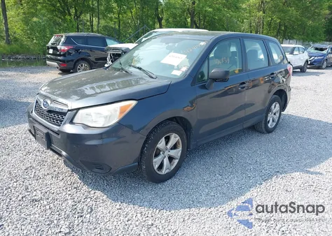 2014 Subaru Forester 2.5I из США, поврежденный, VIN JF2SJAAC2EH433947